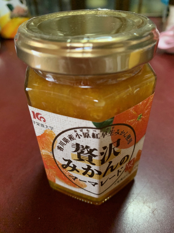 KALDI(カルディ)で購入したみかんのマーマレード。本文にも書きましたがもう売っていません。悪しからず。